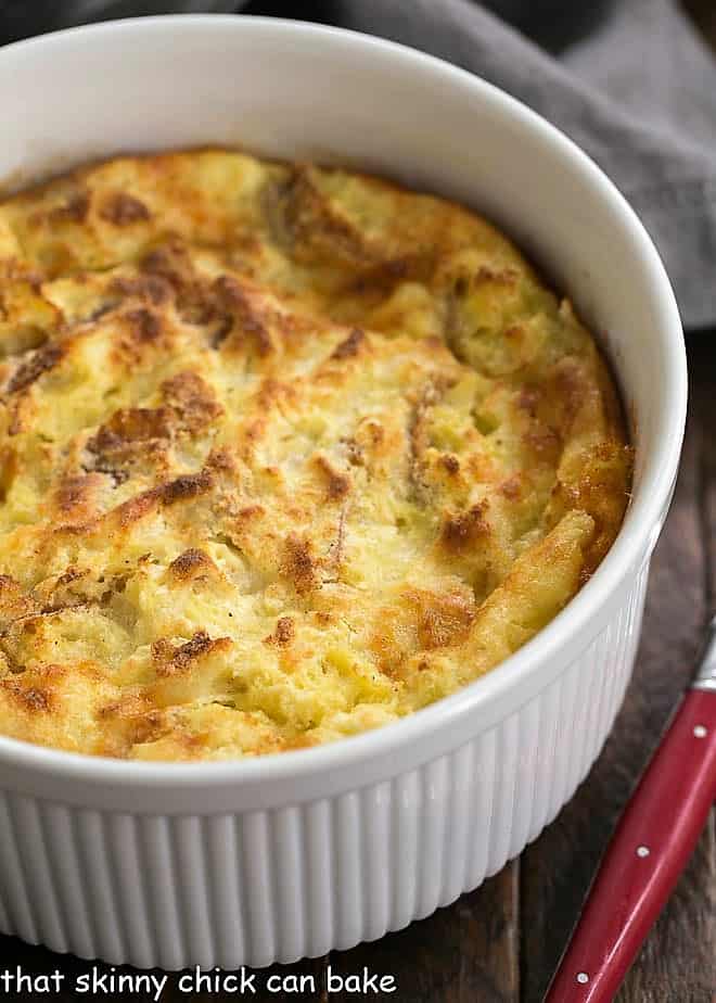 Cheese Souffle AKA Omelet in a casserole dish