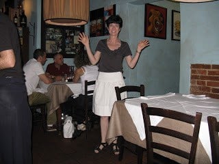 The restuarant in Florence where I first had farro soup Liz in Quattro Leoni, Florence, Italy.