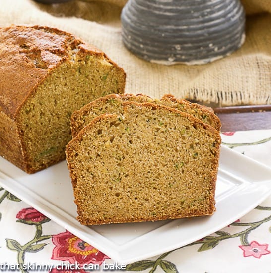 Sugar Crusted Zucchini Bread Recipe