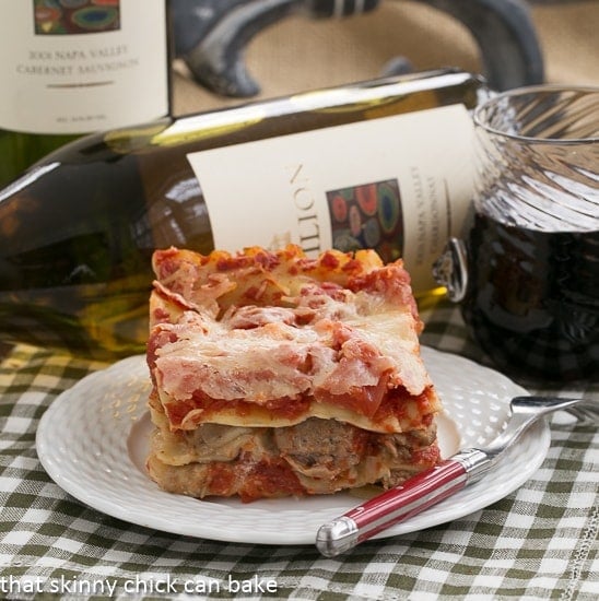 Easy Sausage and Mushroom Lasagna