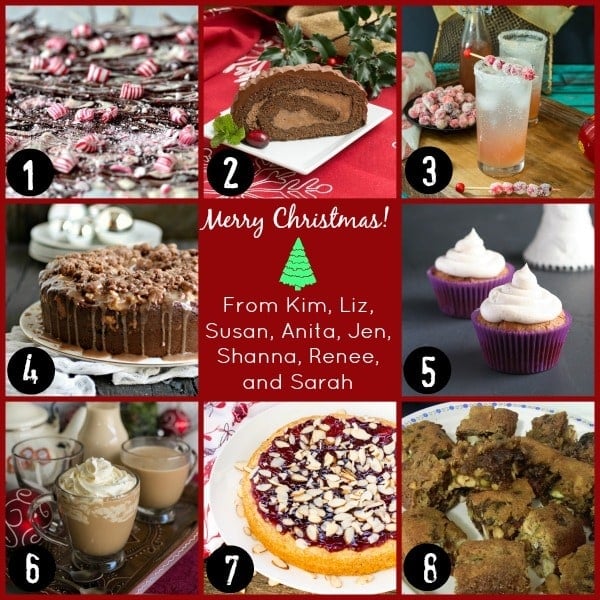 Christmas Desserts Party Collage