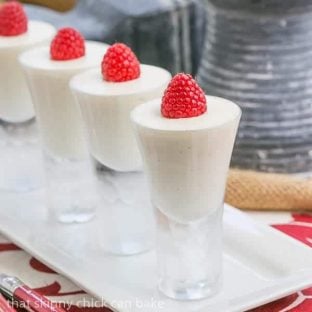 Vanilla Bean Cheesecake Shooters