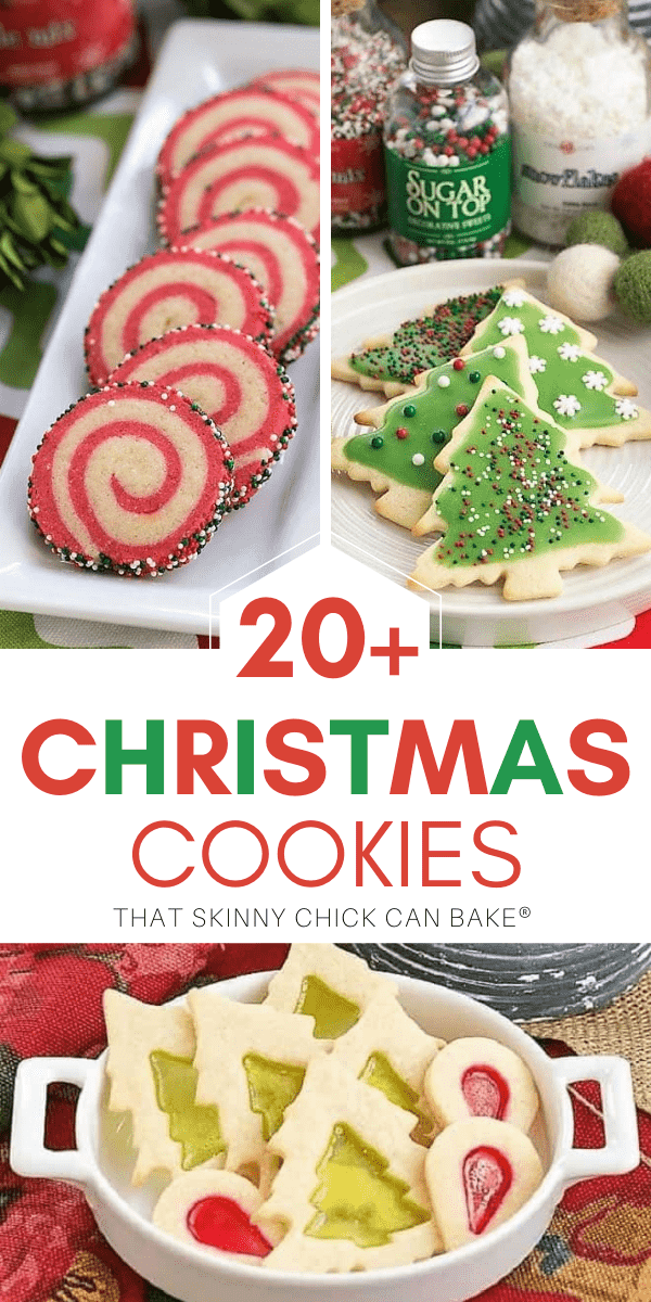  Christmas Cookies collage with 3 photos and a text box