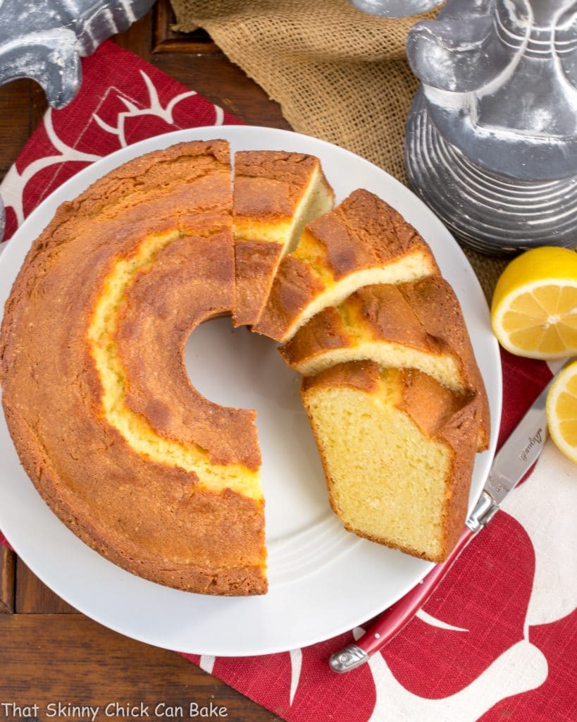 Greek Lemon Bundt Cake - a dreamy citrus cake with a moist, tender crumb! 