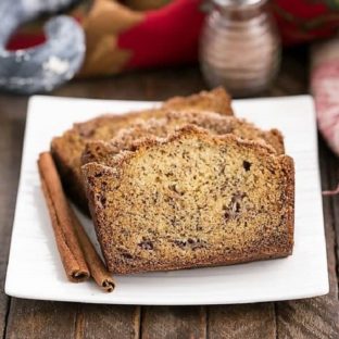Cinnamon Topped Banana Bread featured image