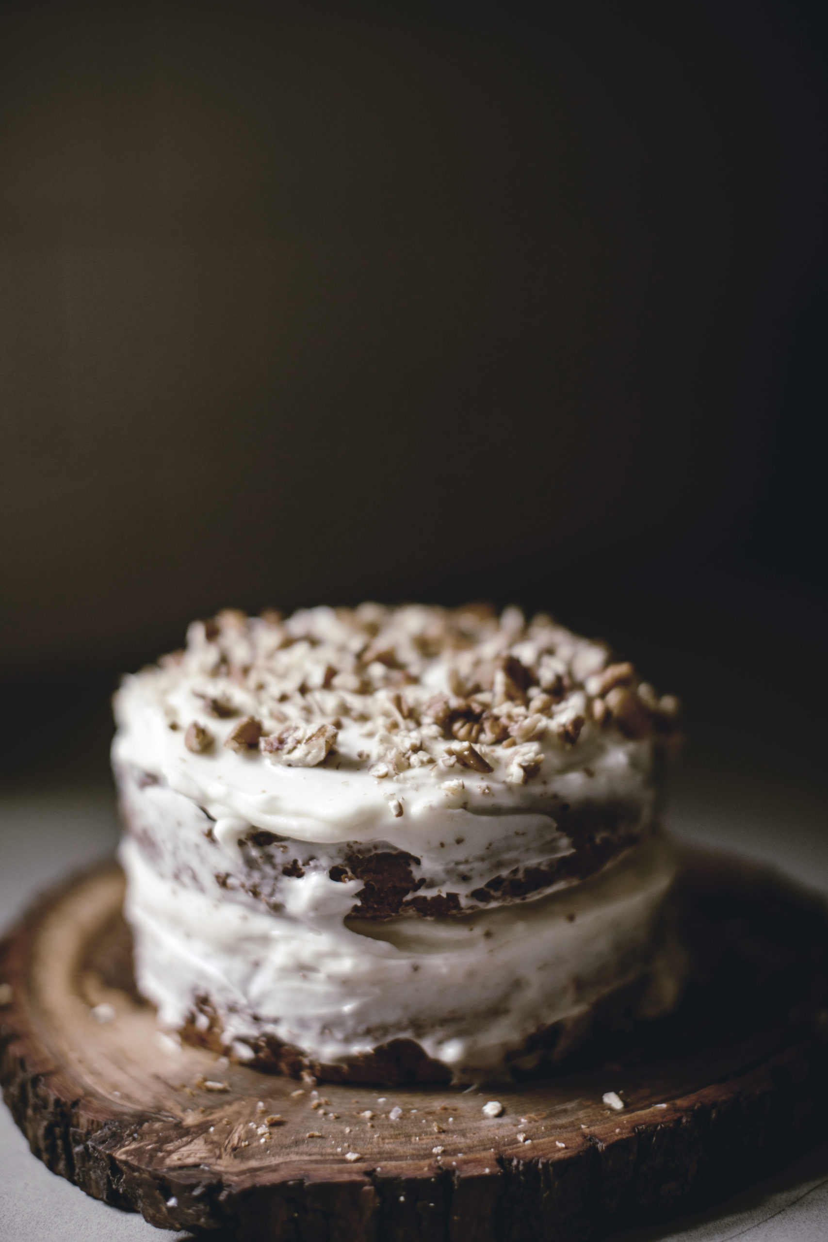 carrot cake with cream cheese frosting