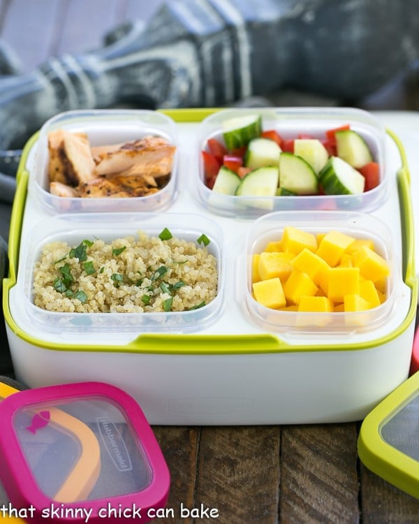 Caribbean Salmon Quinoa Salad in a Balance Meal Kit