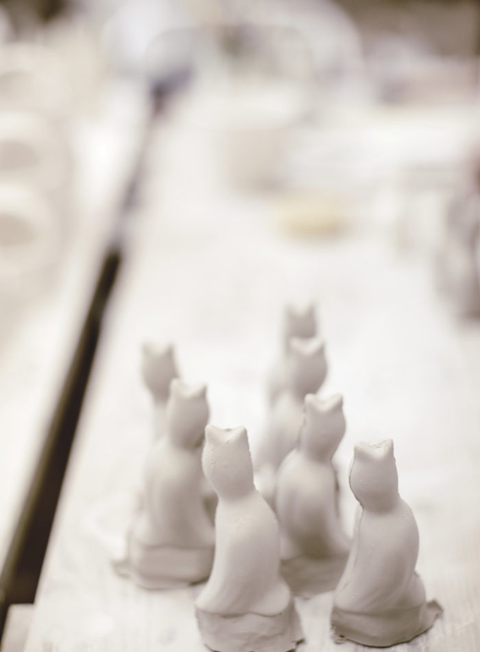 making ceramic pie birds by heirloomed