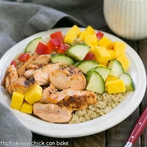 Caribbean Salmon Quinoa Salad Recipe