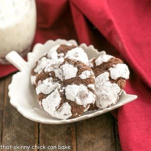 Chocolate Crackle Cookies