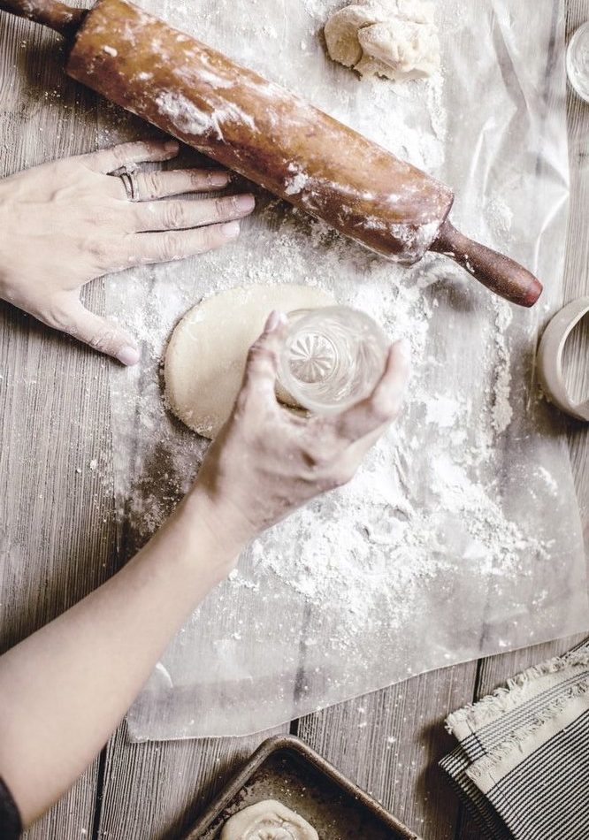 Vintage Glass Stamped Cookie
