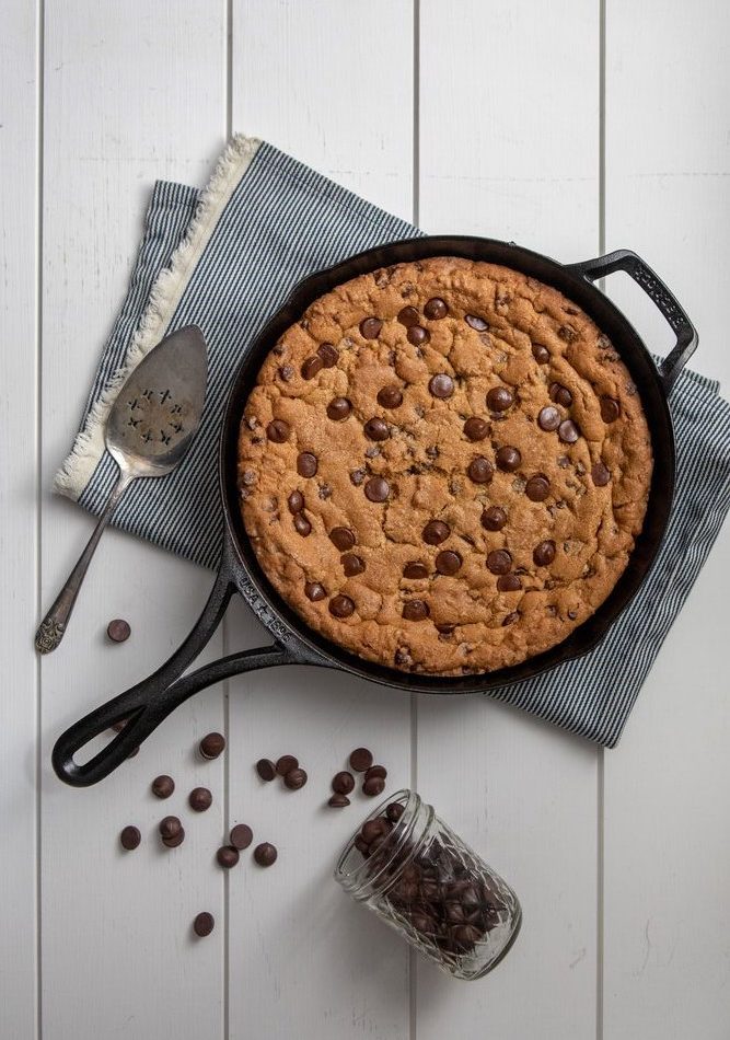 Chocolate Chip Skillet Cookie