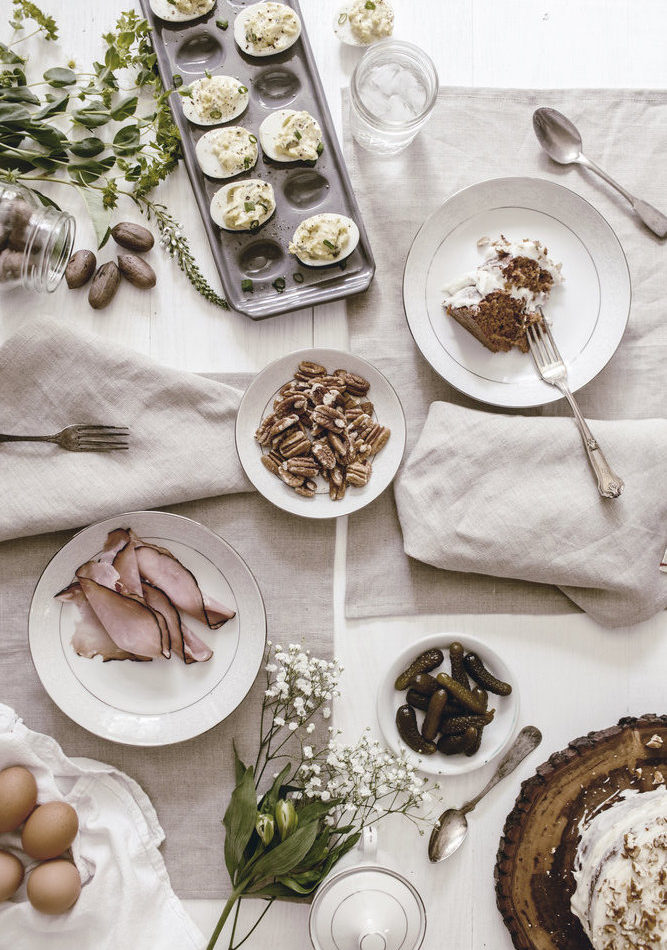 Easter tablescape