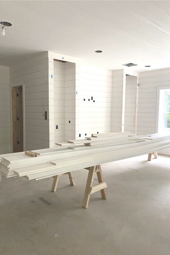 Shiplap Basement Renovation