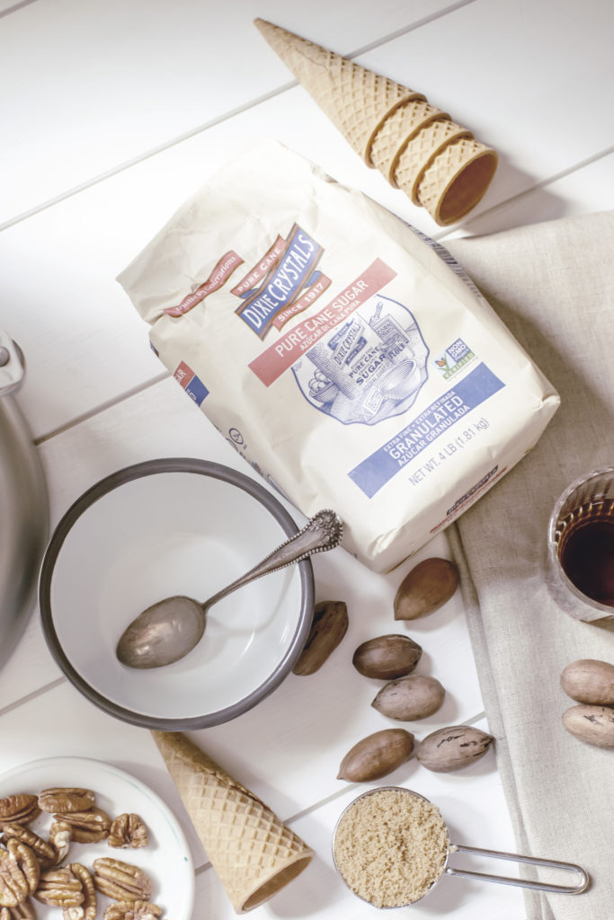 Dixie Crystals Bourbon Pecan Ice Cream