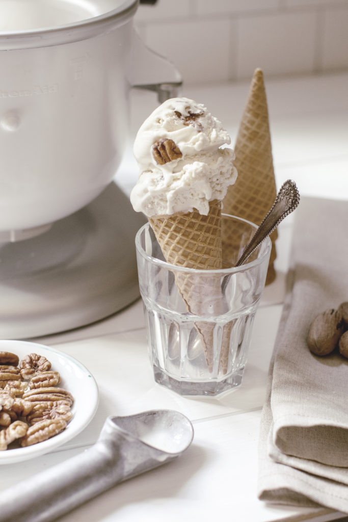 Dixie Crystals Bourbon Pecan Ice Cream