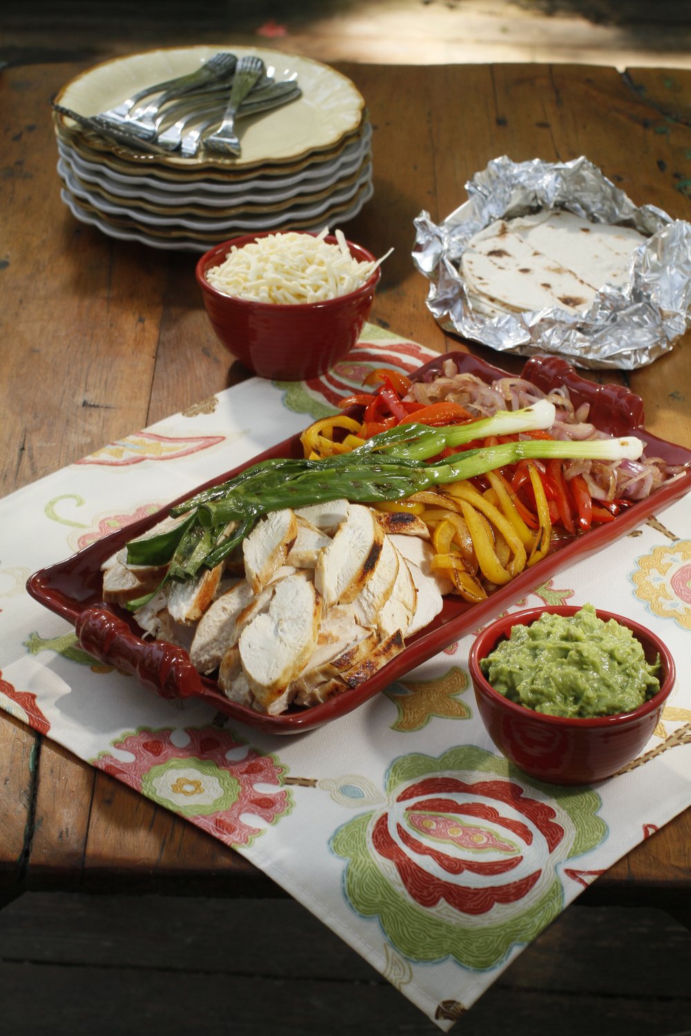 Tequila Chicken Fajitas