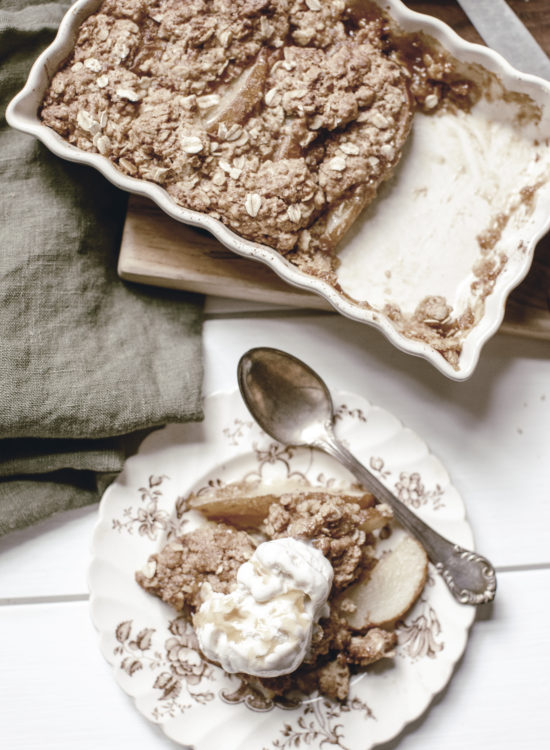 Autumn Pear Crisp
