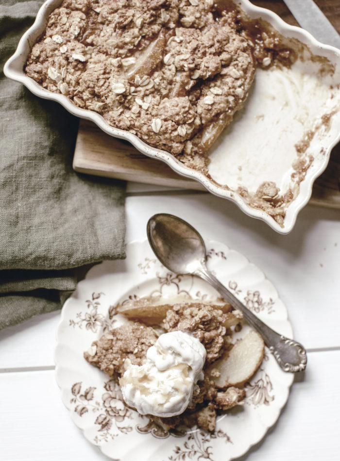 Autumn Pear Crisp