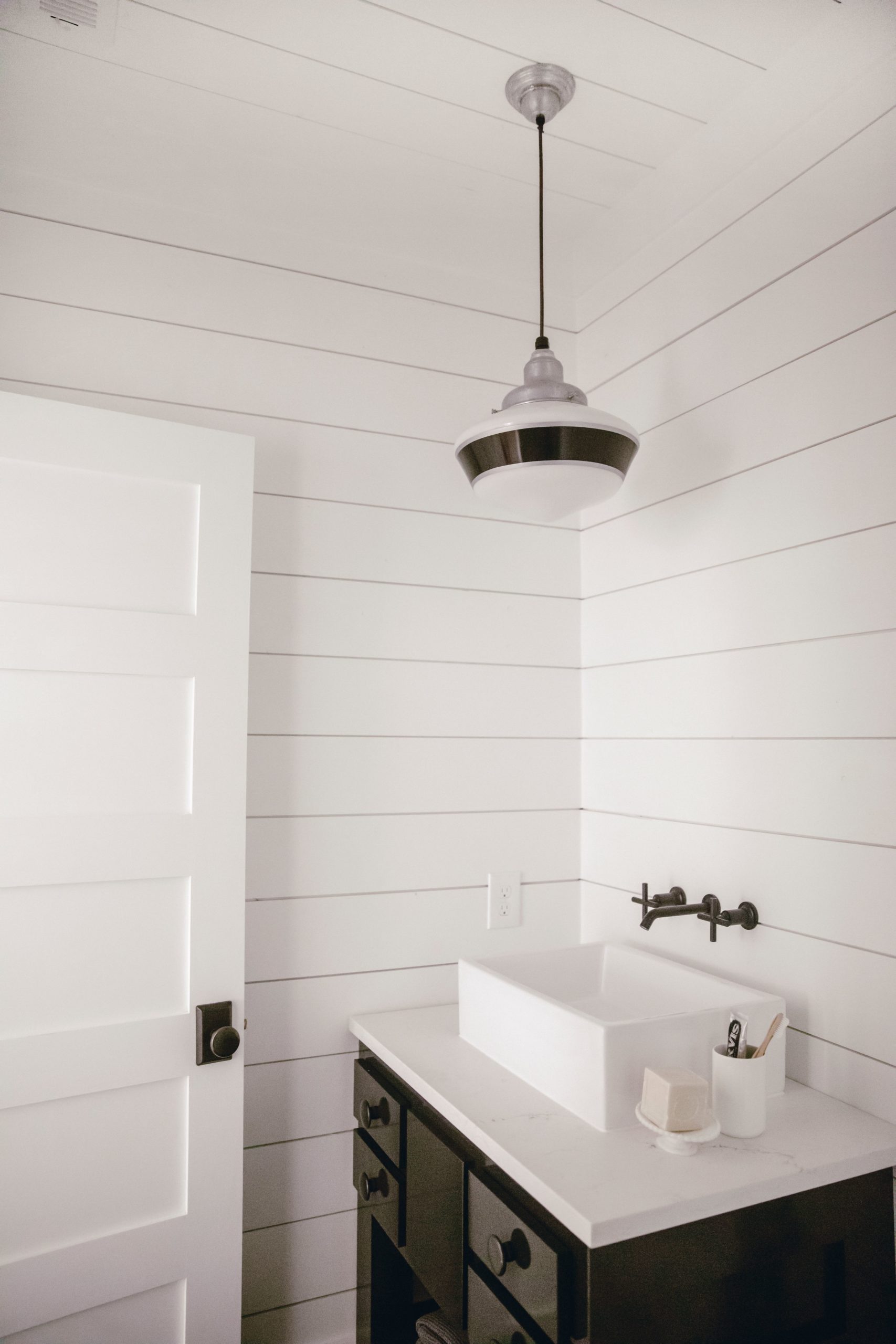 basement bathroom by heirloomed