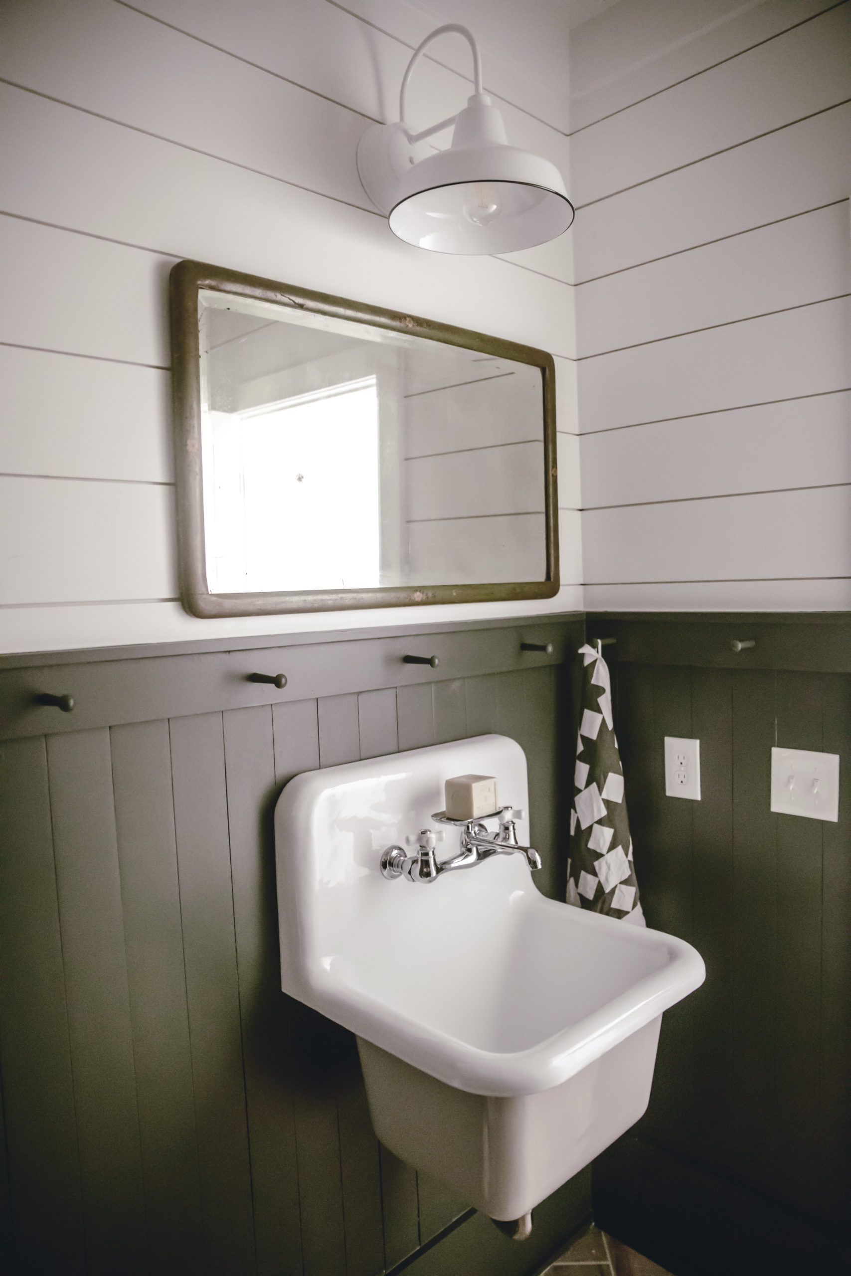 Vintage Tub & Bath cast iron wall mount antique sink