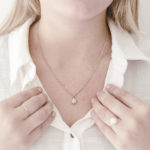 gold and diamond necklace