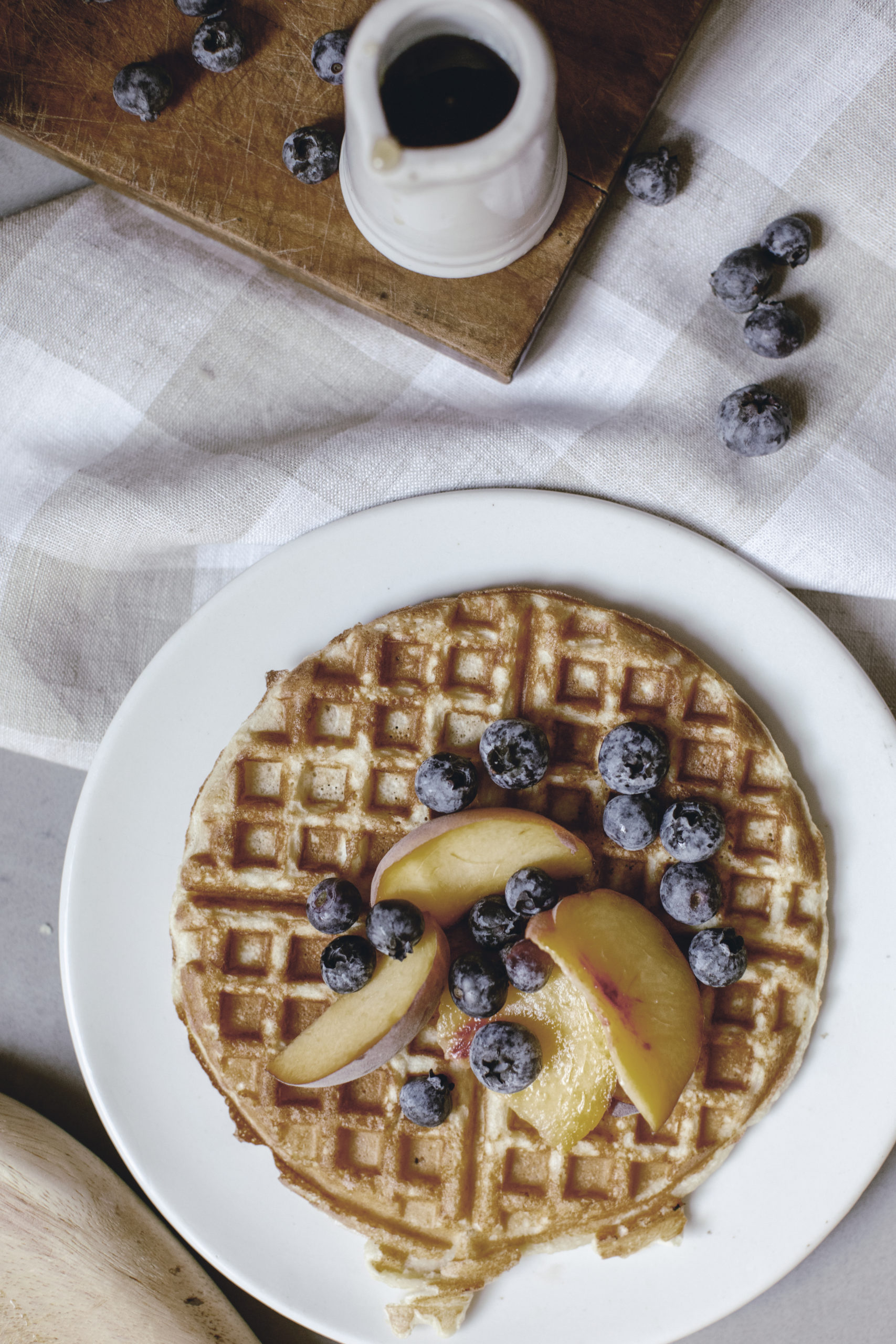 homemade waffles and icemilk recipe from heirloomed collection