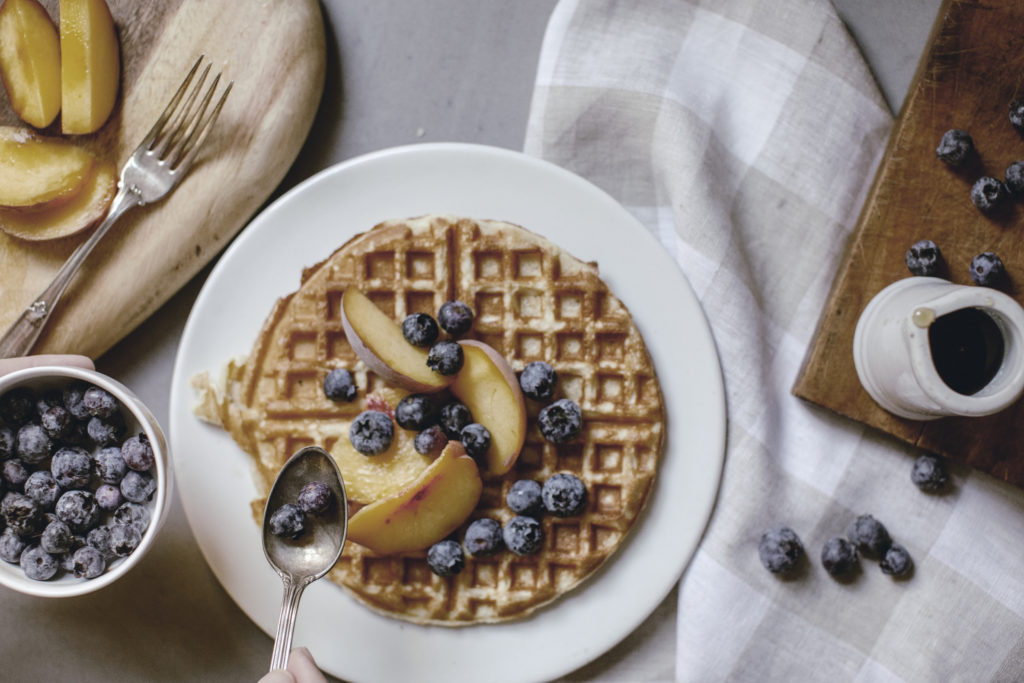 homemade waffles and icemilk recipe from heirloomed collection