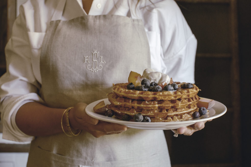homemade waffles and icemilk recipe from heirloomed collection