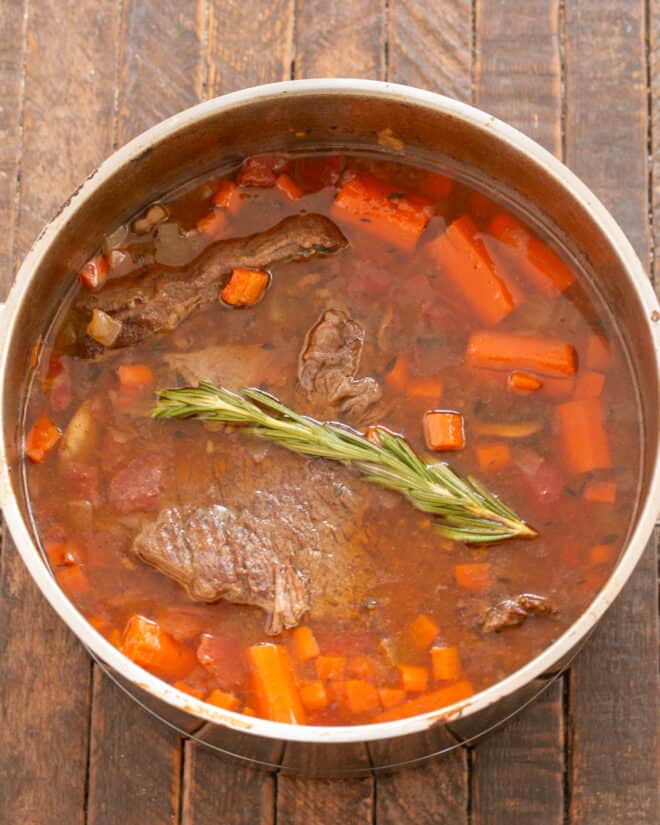 How to make pot roast process shot 6.