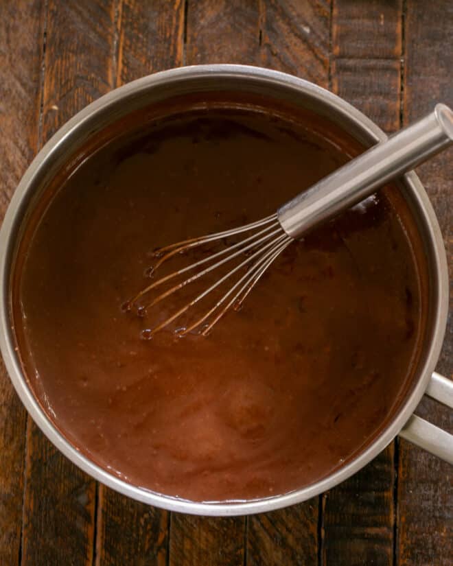 Chocolate Pudding Step 4 process shot.
