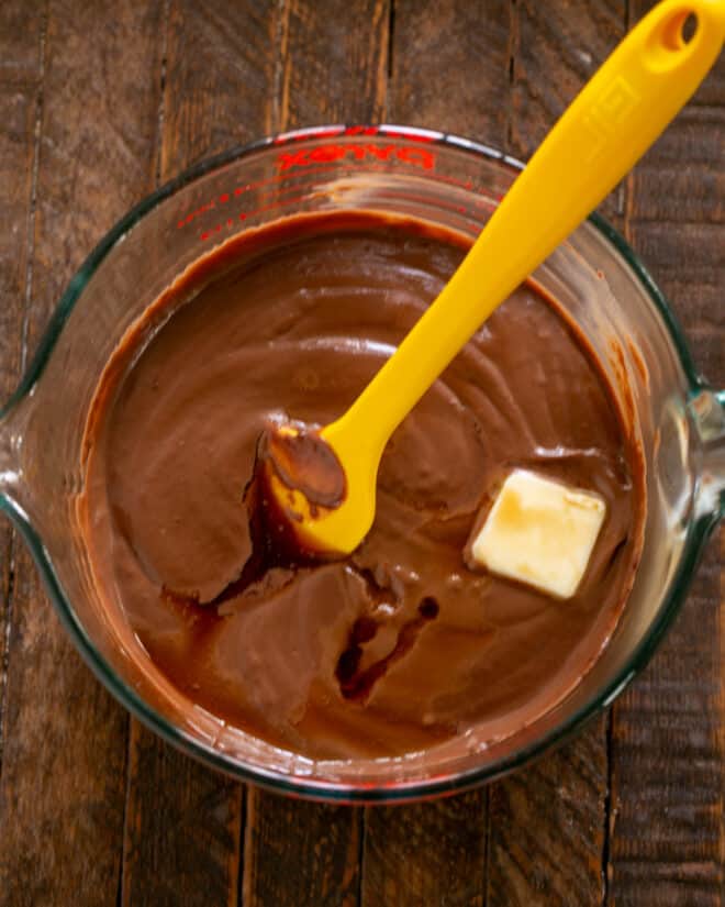 Chocolate Pudding Step 6 process shot.