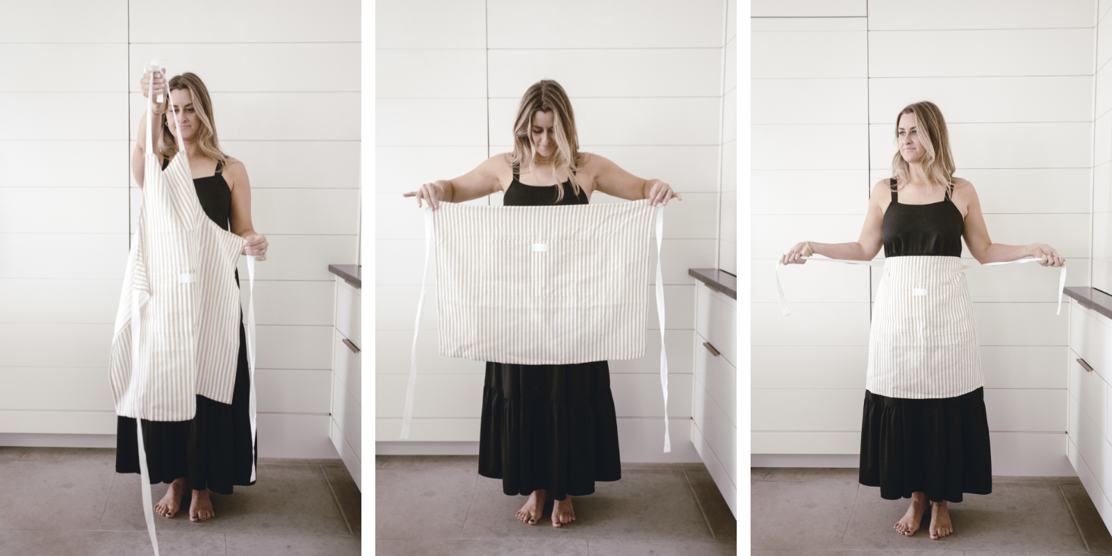 how to wear one apron two ways 